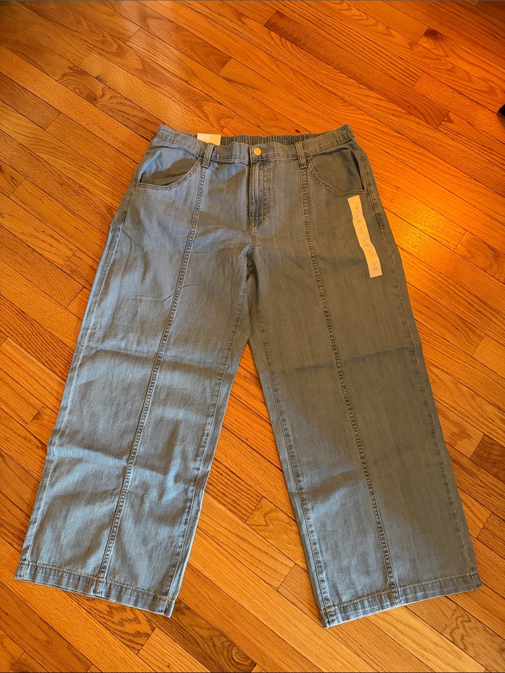 Banana Republic Light Blue Wide-Leg Jeans
